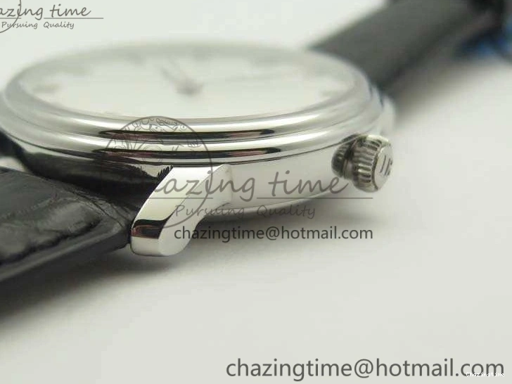 1228 SportInspired Villeret 6669 SS HG 1:1 Best Edition White Dial On Leather Strap V 8099